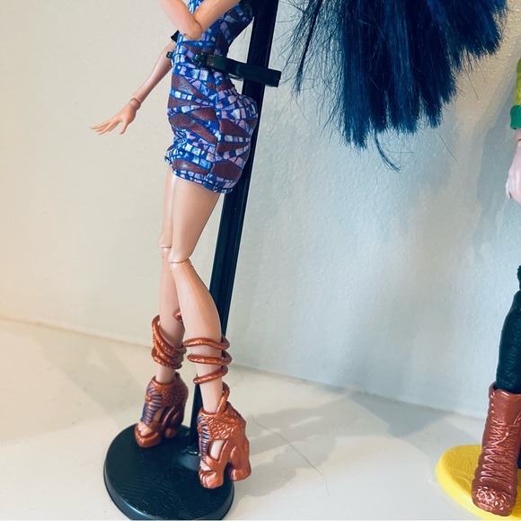 MattelMonster High Dolls Boo York Cleo de Nile & Deuce Gorgon Comet Crossed 2008 - Picture 14 of 16